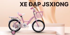 Xe đạp Jsxiong vỡi thiết kế chắc chắn giúp bé tự tin hơn khi lái xe