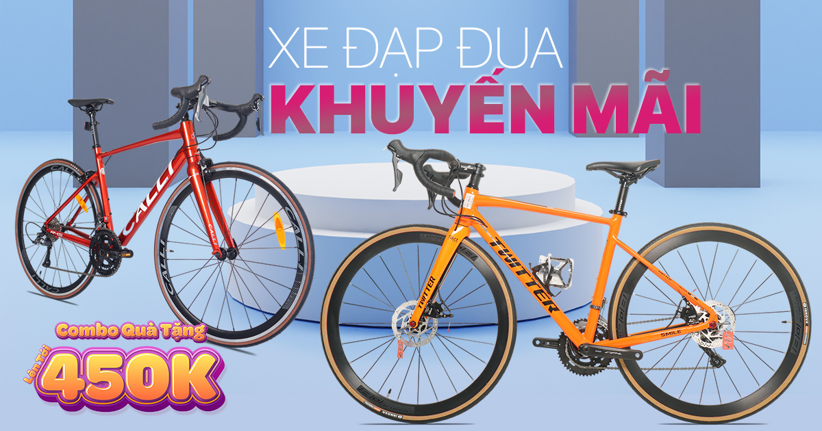 Mua xe đạp đua tại Xe Đạp Giá Kho để được sở hữu nhiều ưu đãi lớn và giá rẻ