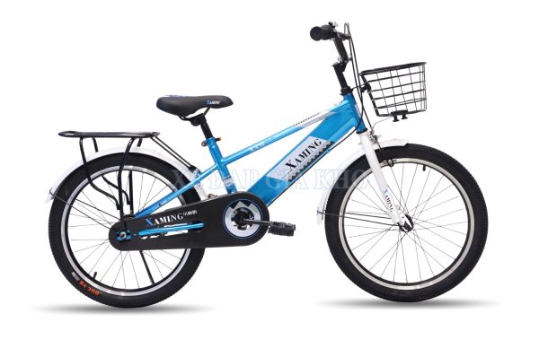 Xe Đạp Trẻ Em Xaming XM06 20 Inch với thiết kế thể thao và baga tiện lơi, phù hợp với các bé trai năng động
