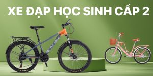 Xe đạp học sinh cấp 2 đa dạng phong cách