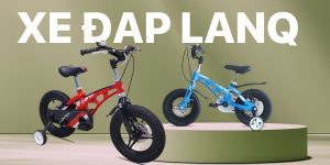 Thiết kế thể thao, năng động của xe đạp LanQ giúp bé thêm yêu thích vận động