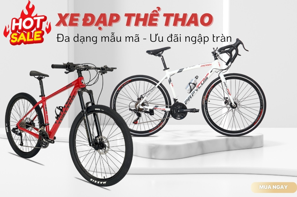 Mua xe đạp thể thao tại Xe Đạp Giá Kho nhận ngay ưu đãi hấp dẫn