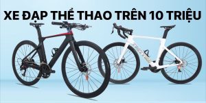Xe đạp thể thao trên 10 triệu được thiết kế từ vật liệu cao cấp, đảm bảo độ bền và trọng lượng nhẹ