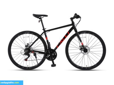 Xe đạp touring Calli S1500 màu đen đỏ