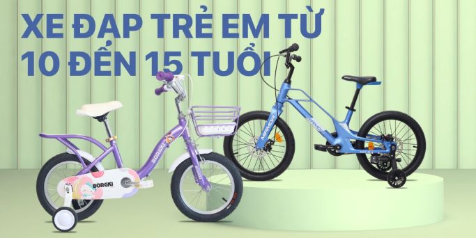 Xe đạp trẻ em từ 10 đến 15 tuổi bền bỉ và chất lượng