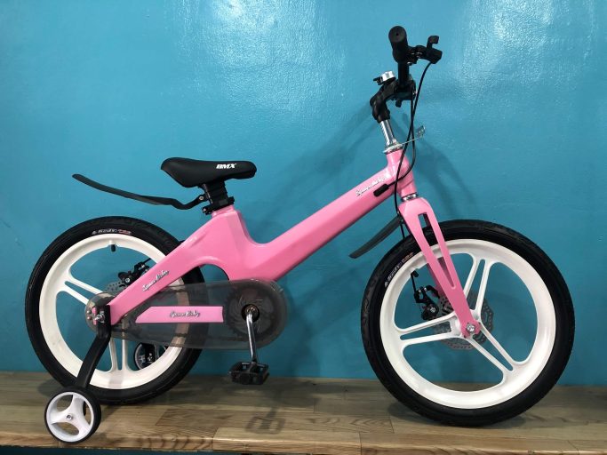 Xe Đạp 18 Inch JIANER Sườn Nhôm Bánh Mâm – Hồng