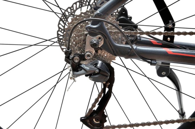 Gạt líp Shimano Altus M2000 cao cấp, thay đổi giữa 9 tầng líp