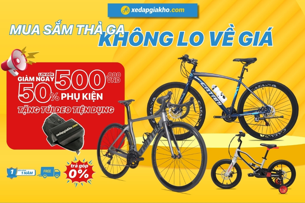 Đến Xe Đạp Giá Kho nhận ngay Khuyến Mãi Xe Đạp - Đón Mùa Tựu Trường