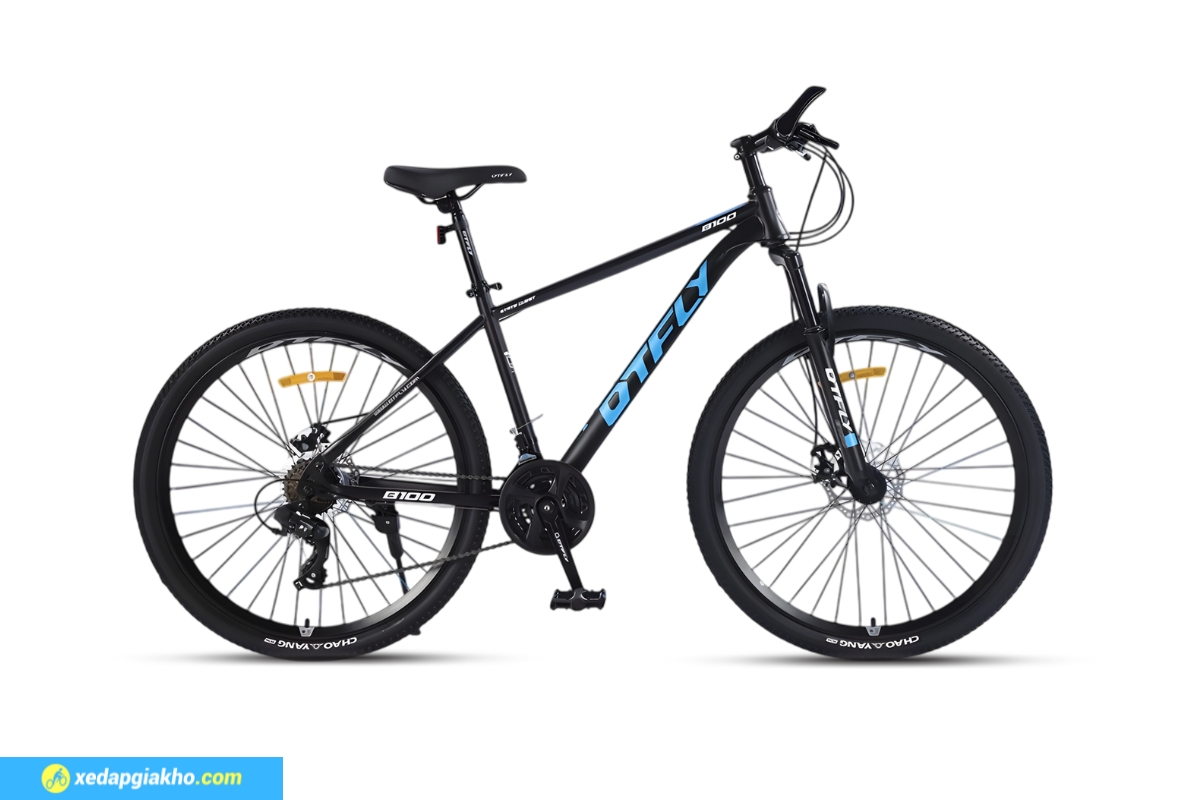 Xe Đạp Địa Hình MTB DTFLY B100 24 Inch - Phanh Đĩa 3 Xe Đạp Địa Hình MTB DTFLY B100 24 Inch Màu Xanh