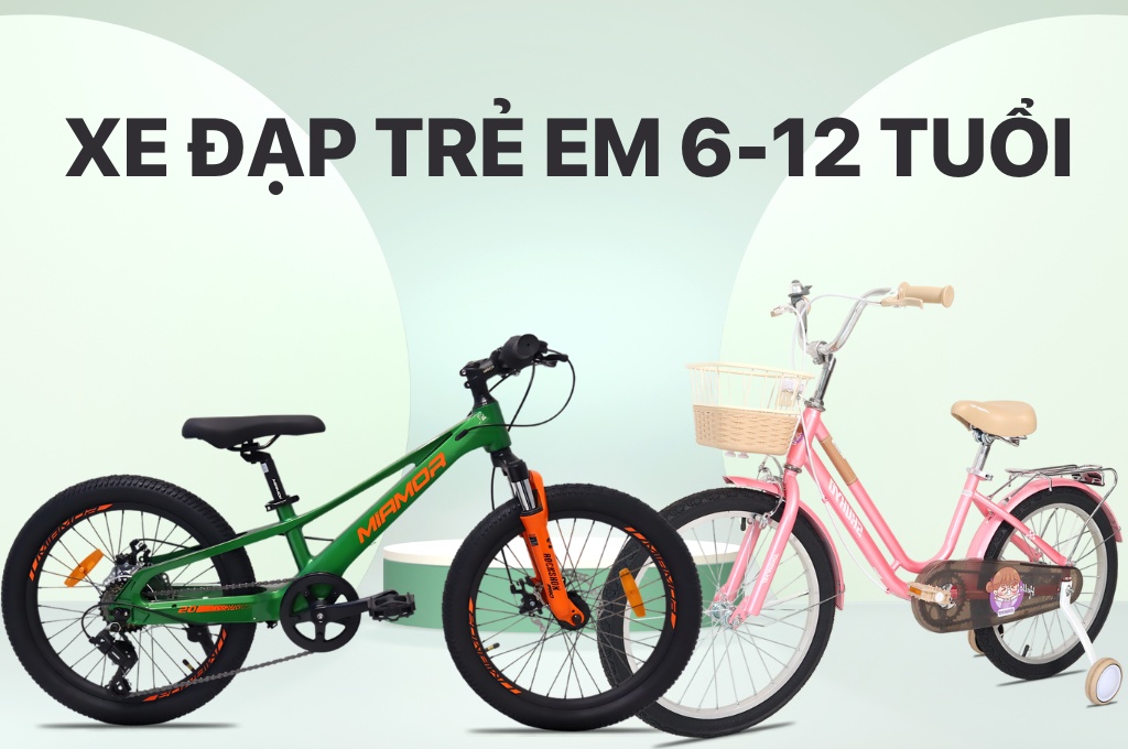 Xe Đạp Trẻ Em 6-12 Tuổi giúp các bé phát triển về thể chất và tinh thần