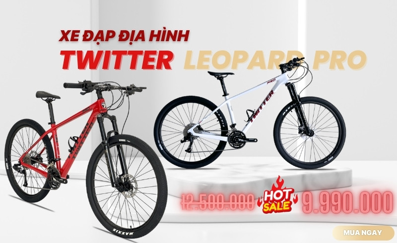 Banner xe đạp địa hình twiiter Leopard pro