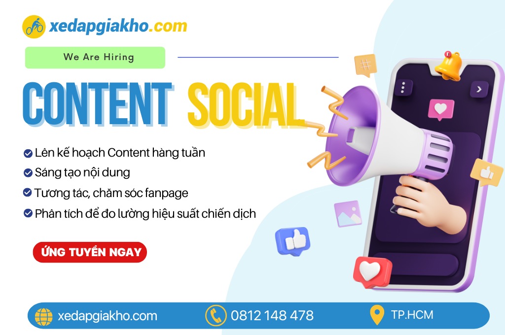 Ttuyển dụng nhân viên Content Social