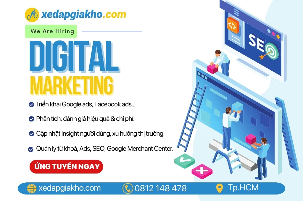 Tuyển dụng nhân viên DIGITAL MARKETING