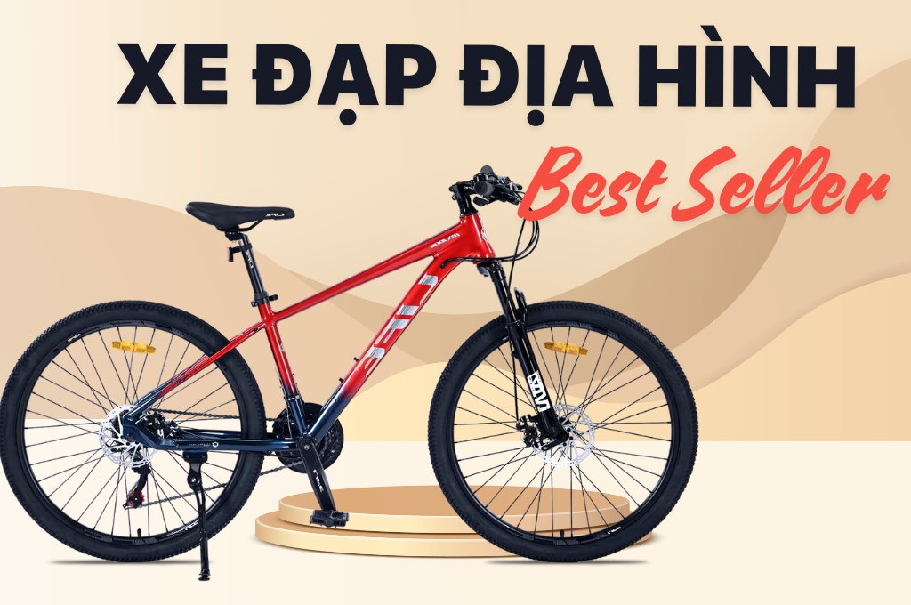 Xe đạp MTB thích hợp chinh phục các địa hình gồ ghề