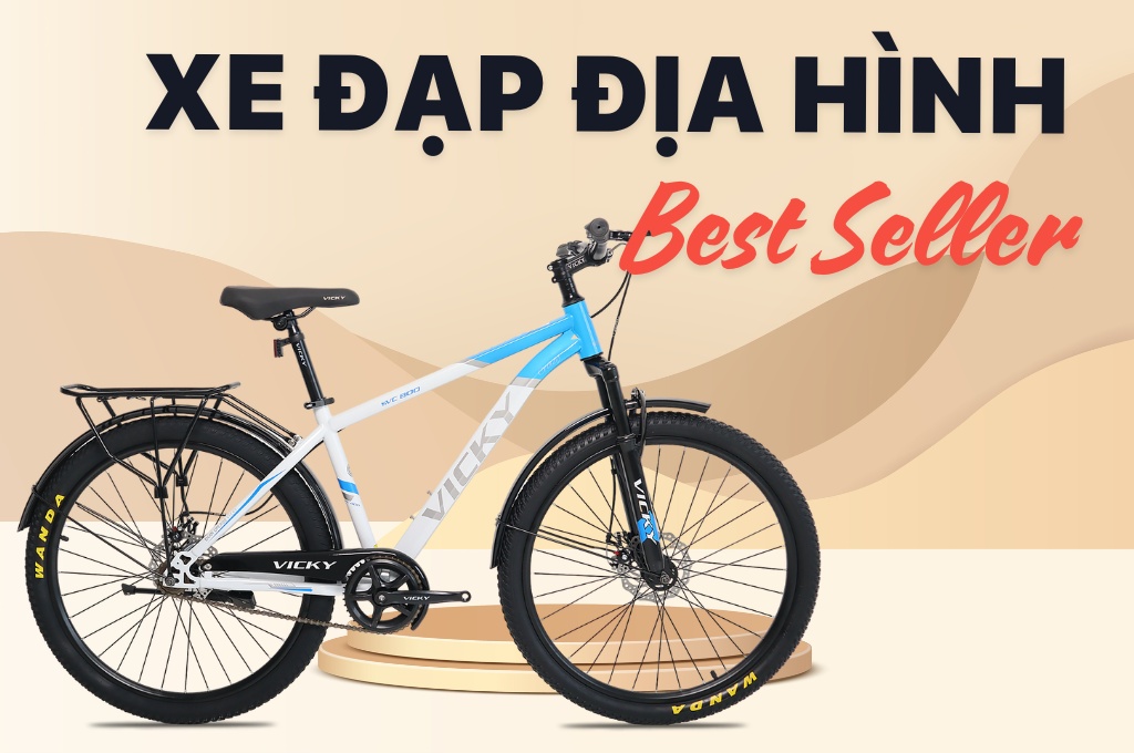 Xe đạp MTB thích hợp chinh phục các địa hình gồ ghề