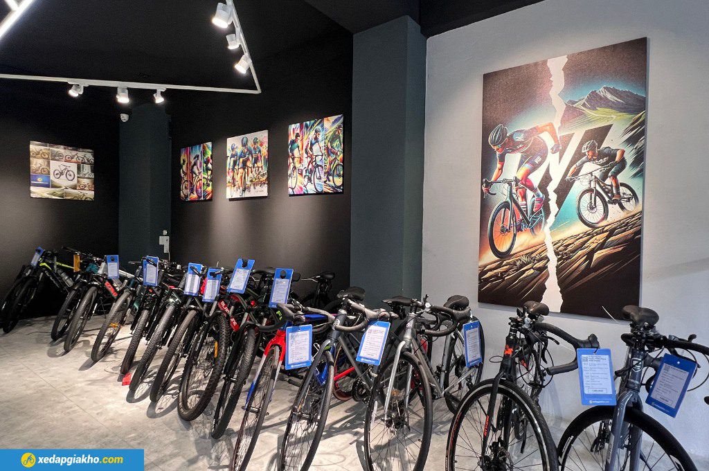 Việc bày trí xe hợp lí cũng thể hiện chất lượng của cửa hàng