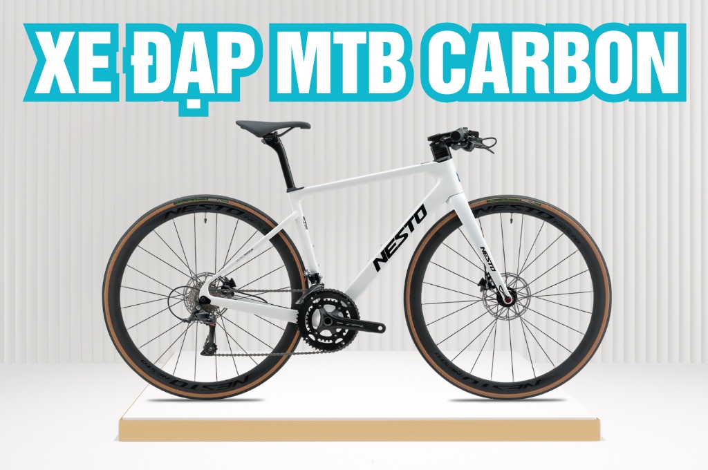 Xe đạp MTB carbon thiết kế hiện đại, mạnh mẽ