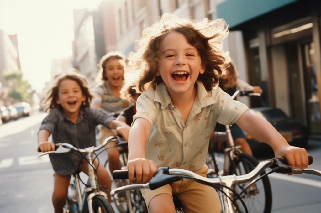 Đạp xe là hoạt động mà cả gia đình có thể tham gia