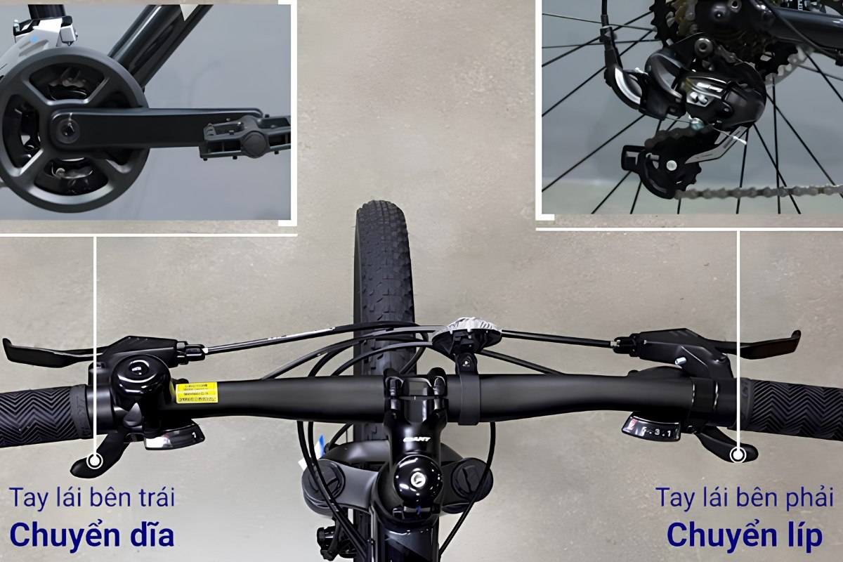 Cách Chỉnh Líp Và Đĩa Xe Đạp Đúng Kỹ Thuật, Đạp Mượt 4 Sử dụng tay đề hỗ trợ cách chỉnh líp và đĩa xe đạp nhanh