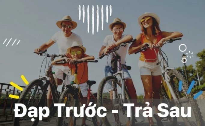 Banner đạp trước trả sau