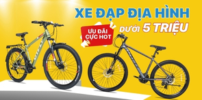 Banner phụ xe đạp địa hình dưới 5 triệu