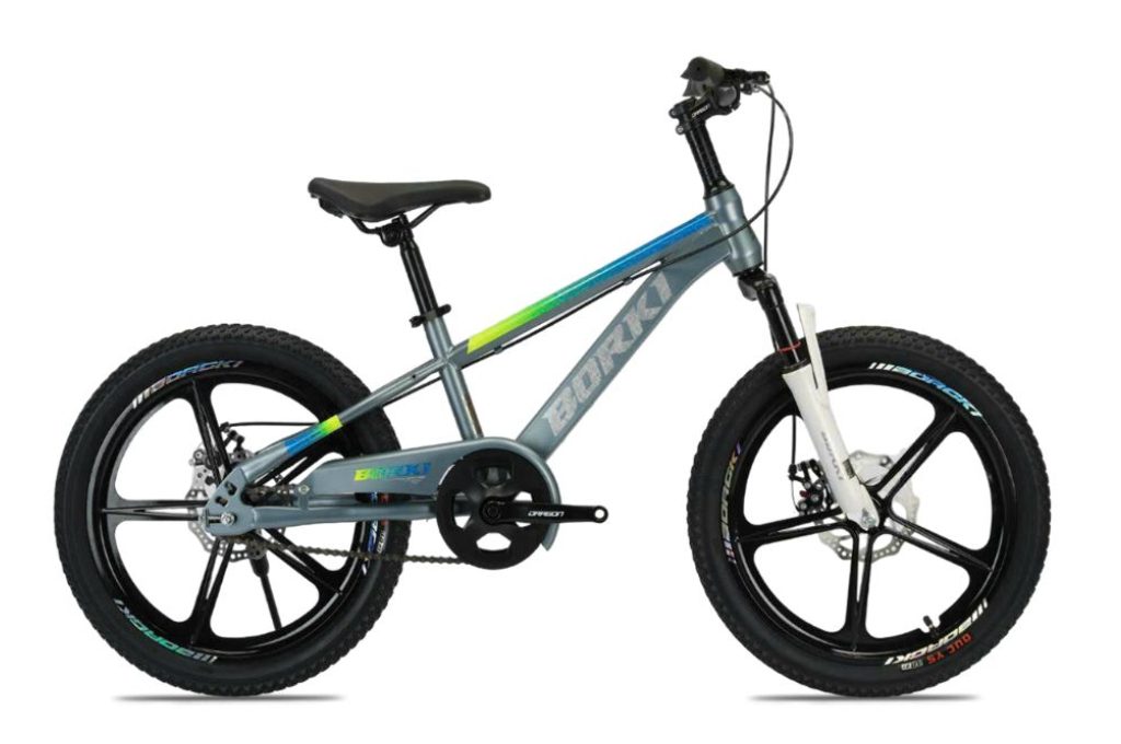 Xe đạp địa hình MTB trẻ em Borgki sử dụng phuộc giảm xóc hiệu quả 