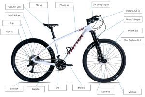 Xe đạp Twitter với khung sườn Carbon siêu nhẹ, giúp xe di chuyển nhanh hơn và nhẹ nhàng hơn