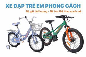 Xe đạp trẻ em thiết kế phong cách