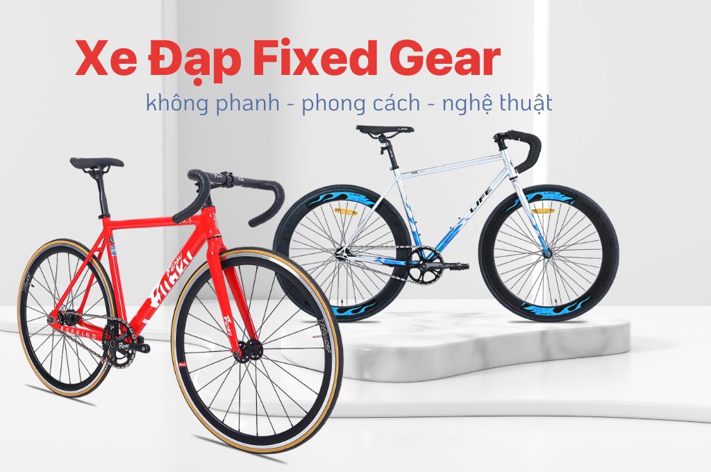 Xe đạp fixed gear - Xe đạp không phanh