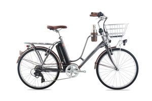 Khung xe đạp điện Giant làm từ hợp kim nhôm chất lượng cao, mang lại độ bền vượt trội