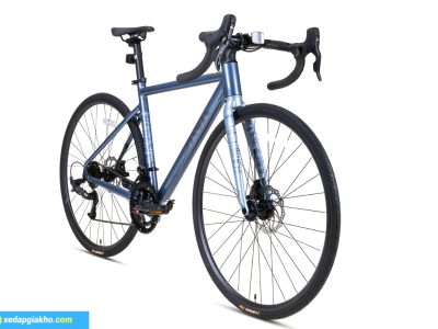 Xe đạp đua Rapida màu ghi thể thao