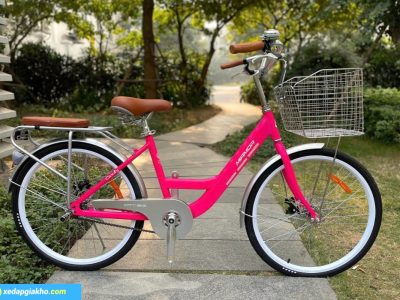 Xe Đạp Nữ Miamor Candy 24 Inch 4 Xe Đạp Nữ Miamor Candy 24 Inch Màu Hồng