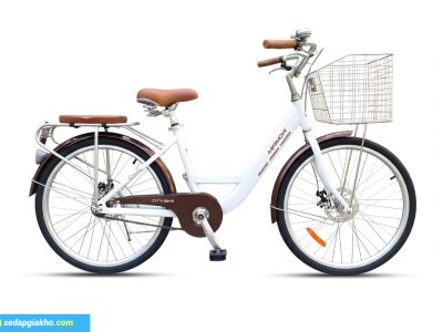 Xe Đạp Nữ Miamor Candy 24 Inch Màu Trắng