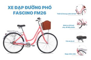 Xe đạp đường phố phù hợp cho học sinh di chuyển hằng ngày