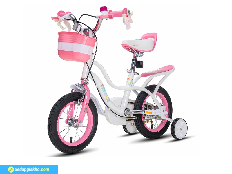 Khung Xe Đạp Trẻ Em Bé Gái Max Bike Lisa Mùa Sắc Tươi Sáng 