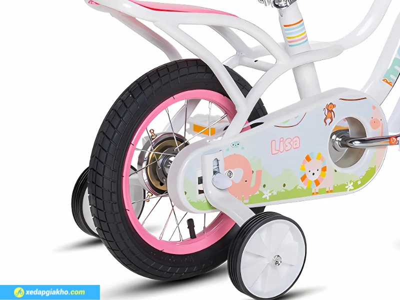 Xe Đạp Trẻ Em Bé Gái Max Bike Lisa 12 Inch 12 Phanh Sau Band Brake Xe Đạp Max Bike Lisa