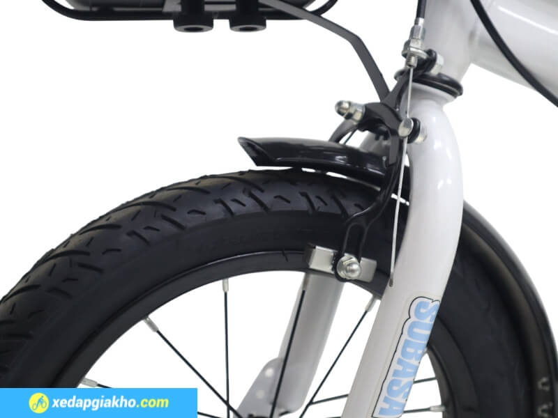Xe Đạp Trẻ Em Bé Trai Max Bike Subasa 2 14 Inch 15 Phanh trước gôm thắng sau đùm tăng độ an toàn và giúp bé làm chủ tốc độ khi di chuyển
