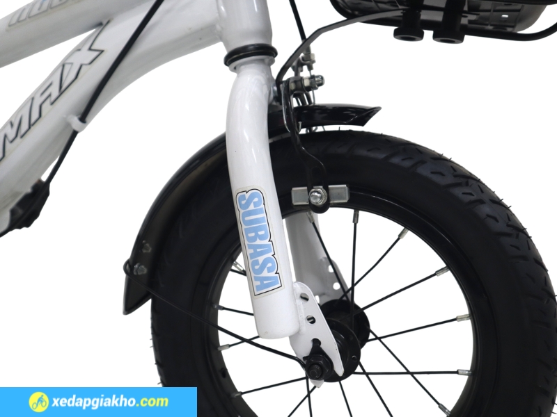 Xe Đạp Trẻ Em Bé Trai Max Bike Subasa 1 12 Inch 12 Sử dụng phanh trước gôm và phanh sau đùm an toàn cho bé