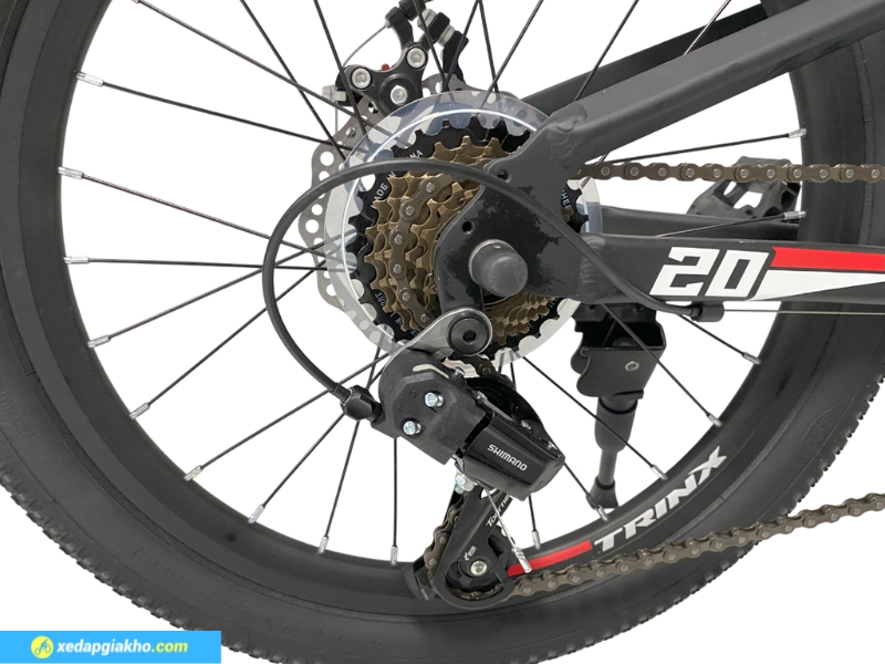 Xe Đạp Trẻ Em Bé Trai Trinx GT20 20 Inch 19 Gạt líp Shimano Tourney- 3 tần líp dày dặn