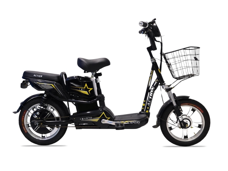 Xe Đạp Điện 16 Inch Action AC10-16 sử dụng bộ khóa chống trộm hiện đại