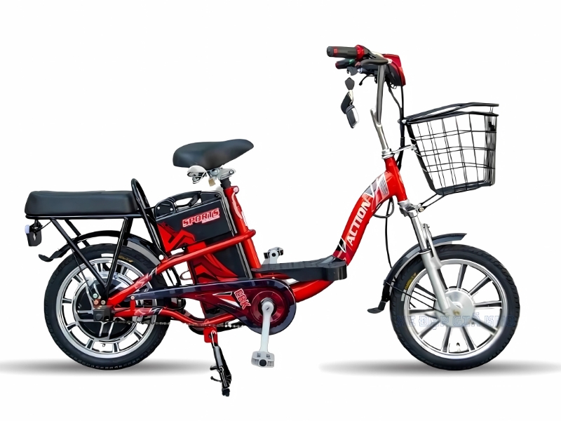 Xe Đạp Điện 16 Inch Action ASM với bộ khung chắc chắn