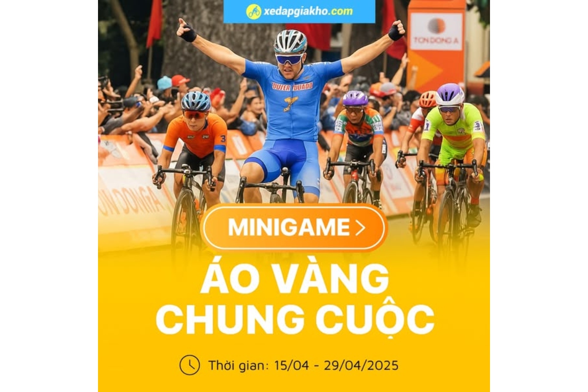 Mini game dự đoán áo vàng tại Xe Đạp Giá Kho