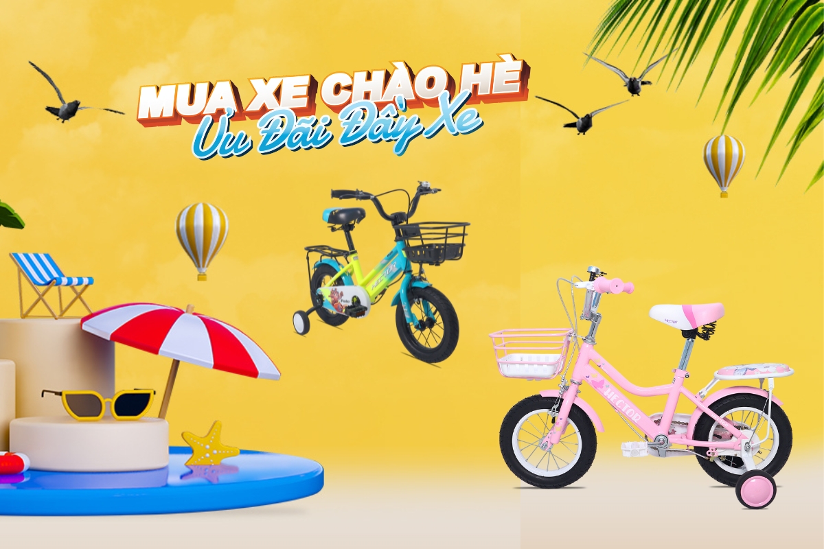 Xe đạp trẻ em giá tốt giảm đến 30% tại Xe Đạp Giá Kho