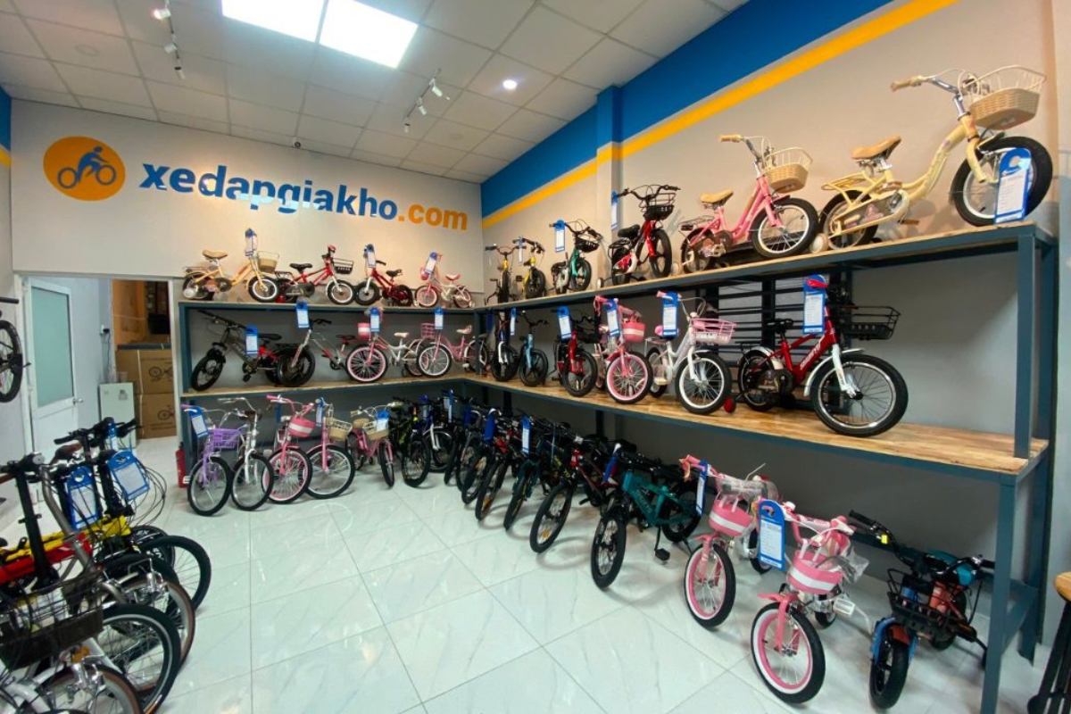 Mua xe đạp trẻ em tại Xe Đạp Giá Kho uy tín, an toàn