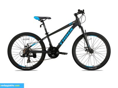 Den Xanh Duong Xe Dap Dia Hinh MTB Trinx GT24 24 Inch Khung Nhom