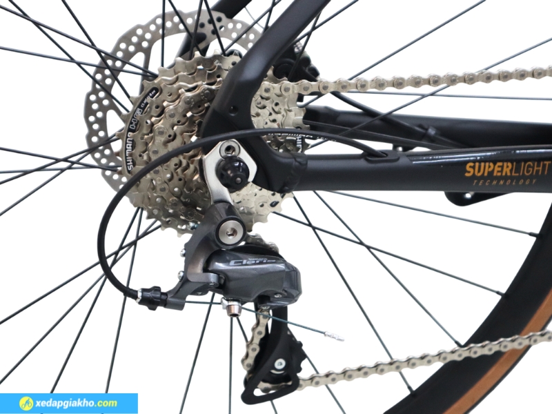 Xe Đạp Đua Miamor Lotus R3 - Khung Nhôm, Shimano Claris 10 Líp thả Shimano Claris điều chỉnh tốc độ linh hoạt