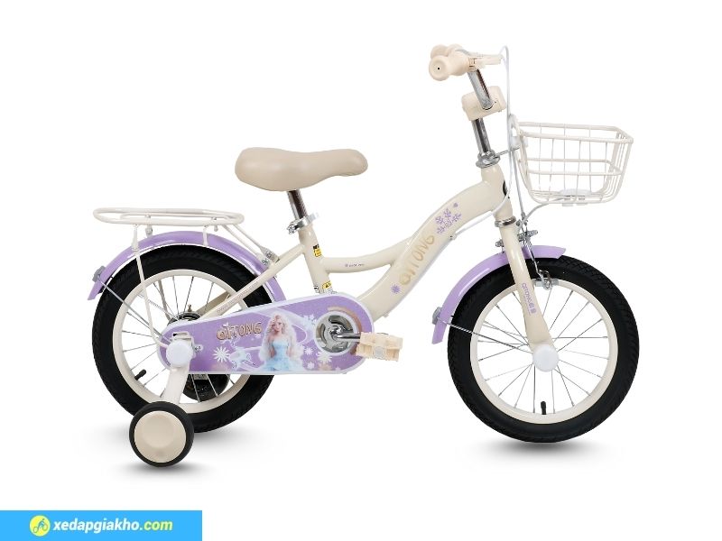Gợi Ý Mẫu Xe Đạp 4 Bánh Cho Bé Giá Rẻ, An Toàn 5 Mua xe Qitong Anna 16 inch giá rẻ bền đẹp