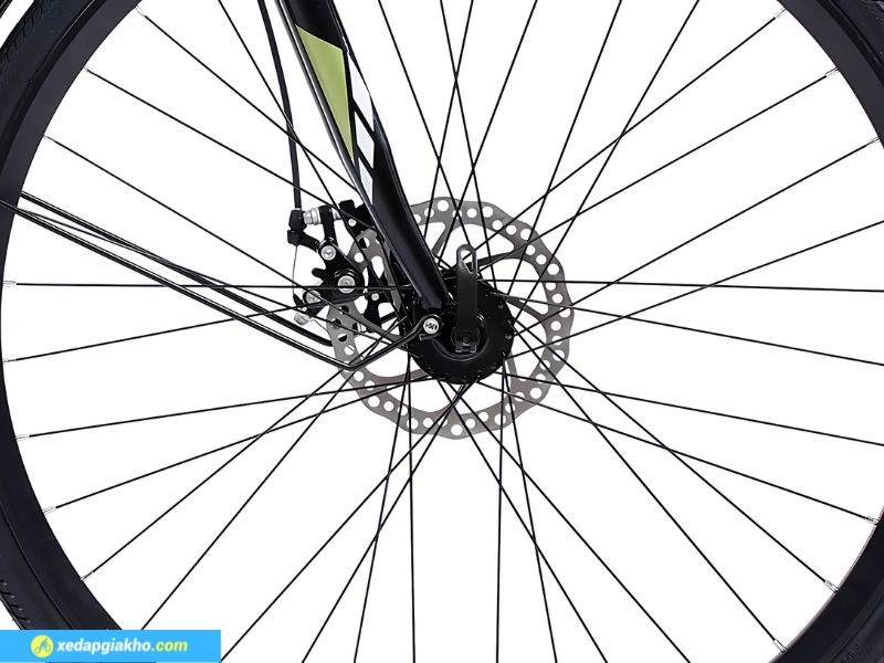 Xe Touring Max Bike Star 2 - Khung Nhôm, Shimano Tourney 10 Phanh dĩa cơ nhạy bén an toàn và hiệu quả