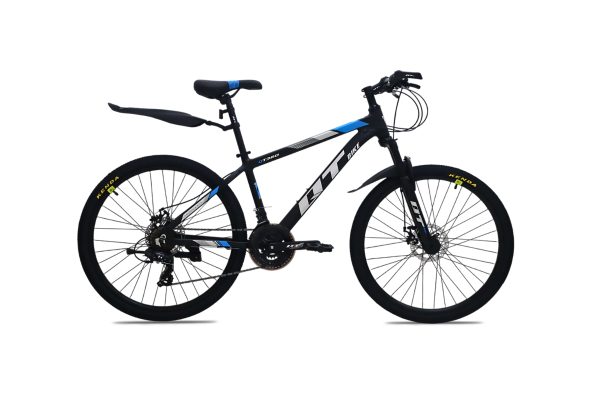 Xe Dap Dia Hinh MTB QT Bike QT360 26 Inch DEN XANH DUONG