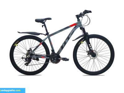 Xe Dap Dia Hinh MTB QT Bike QT370 27.5 Inch Khung Nhom Mau Ghi Do 2